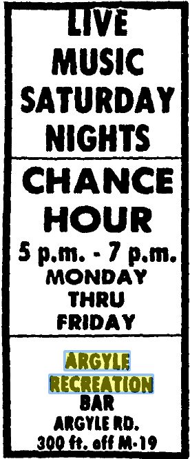 Argyle Lanes (Argyle Recreation) - Dec 1980 (newer photo)